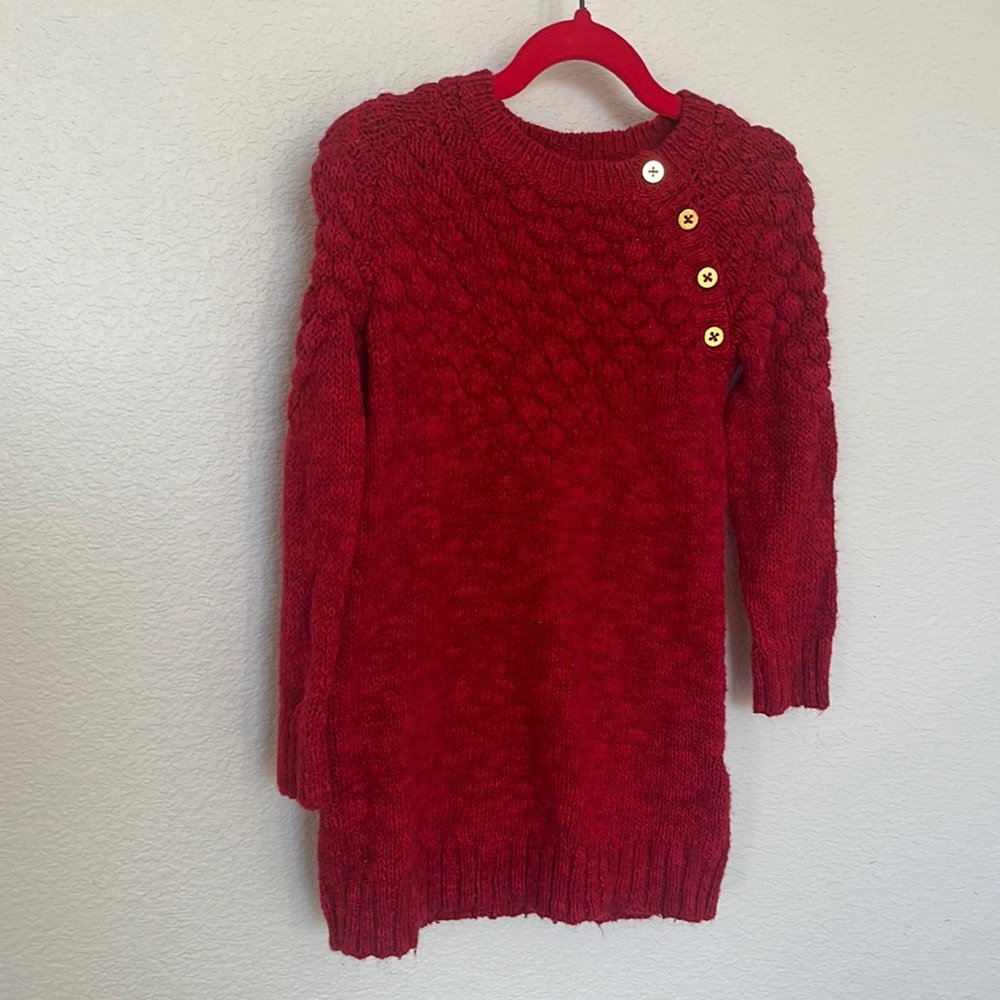 Red Genuinely Kids sweater tunic